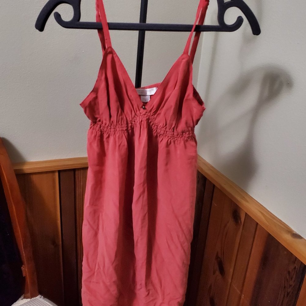 Victoria Secret 100% Silk slip teddy cami dress